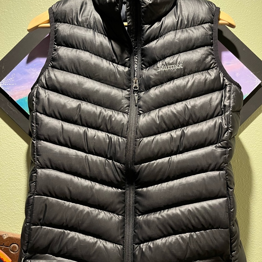 Marmot Quilted Black Vest